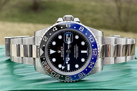 rolex gmt batman discontinued|rolex batman original price.